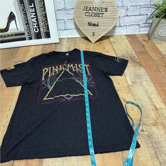 Men's Pink Mist Tee - Vintage Black (grey) size L grunt style - Picture 7 of 10